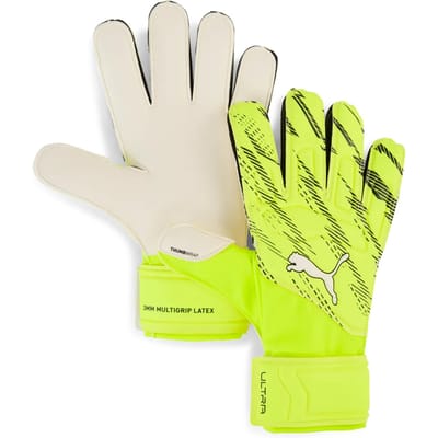 Puma Ultra Match RC Ultra Yellow Alert Black - Keepershandschoenen - Maat 6