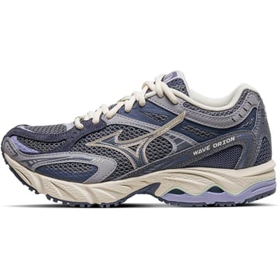 Mizuno Wave Orion Retro Functionele Low-Top Hardloopschoenen Unisex Hardloopschoenen Donkergrijs Blauw D1GH232107 36.5 gray