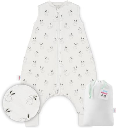 Baby Slaapzak - Trappelzak met Voetjes - Veilig Slapen - 2.5 Tog - 1-4 Jaar - Grijs