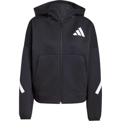 adidas Trainingsjack Dames-Zwart,Wit