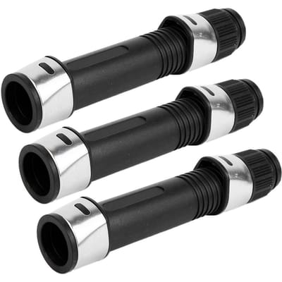 3PCS Porte-moulinet de canne à pêche Clip de fixation de canne à pêche à moulinet Spinning Outils d'accessoires de pêche au lancer 18# black