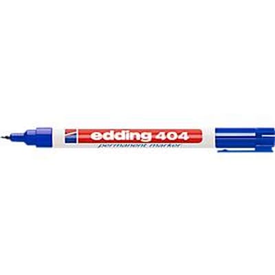 Markers edding 404, met fijne punt, blauw, 10 stuks