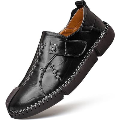 Lente Vrije Tijd Leren Schoenen Heren Echt Leer Instappers Heren Zacht Leer Zachte Zool plus Maat Herenschoenen 48
