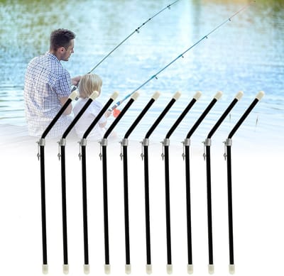 Dailygoods- Fishing Boom Sleeves set van 10 - Anti-Tangle - Duurzaam PVC - Lichtgewicht - Voor zoet- en zoutwatervissen - 20 cm - Visaccessoires
