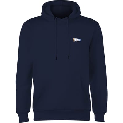 Back To The Future Hoodie - Navy - S
