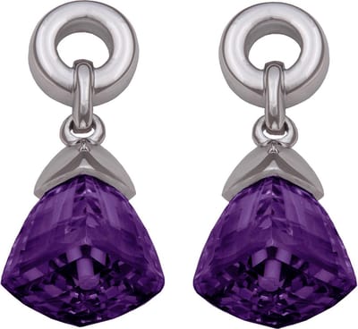 Orphelia ZO-5889/1 - Oorhanger Pyramid - Zilver 925 - Zirkonia - 2.3 cm