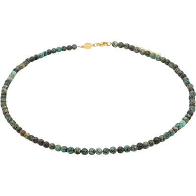 Afrikaanse turquoise stenen ketting voor vrouwen Sloya Serena