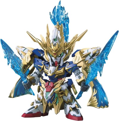 Maquette Gundam Sangoku Soketsuden Zhao Yunn 00 Blue Dragon Drive 8 cm