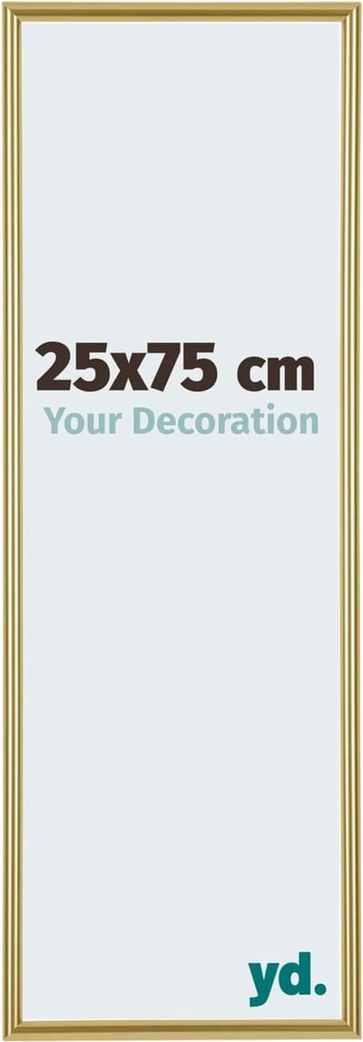 Your Decoration - Fotolijst 25x75 cm - Kunststof - Goud - Annecy