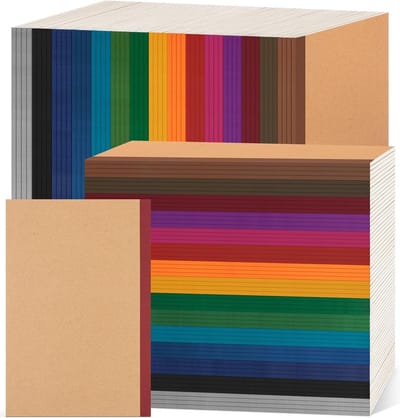 Gevoerd Notitieboek - Schrijfblok College - Notities Maken - Vintage Stevige Kaft - 120 Stuks A5 - 15 Kleuren