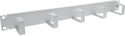 InLine® 19 kabelmanagementpaneel, 5 kleine beugels, RAL7035, grijs