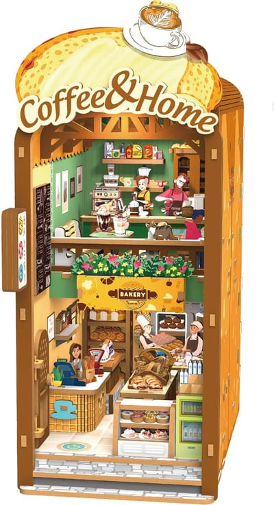 Nook Land – Bakkerij – Boekhoek – 213 onderdelen – mini diorama