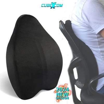 CUBEXCOM® Rugkussen, Rugkussen Onderrug, Traagschuim Lendekussen, Rugkussen Ergonomisch, Rugkussen Auto, lendesteun auto, Rugkussen Orthopedisch, Rugkussen Stoel, Lendenkussen, Lendensteun