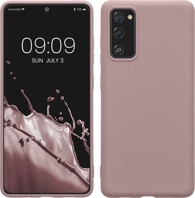kwmobile telefoonhoesje geschikt voor Samsung Galaxy S20 FE - Hoesje voor smartphone - Back cover in licht oudroze