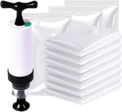 Vacumeerset - Vacumeren - Vacuumpomp - Vacuumzakken - 50 st