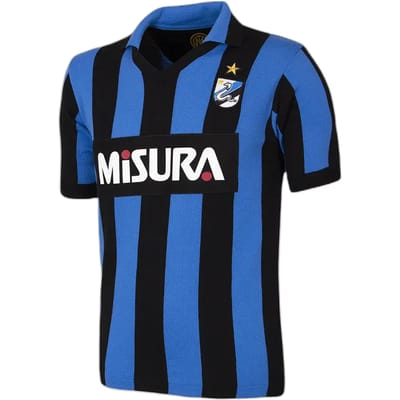 COPA - Inter Milan 1986 Retro Voetbalshirt - Heren - Blauw - Zwart - M