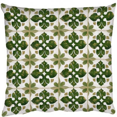 Sierkussens - Kussentjes Woonkamer - 50x50 cm - Patroon - Tegel - Groen