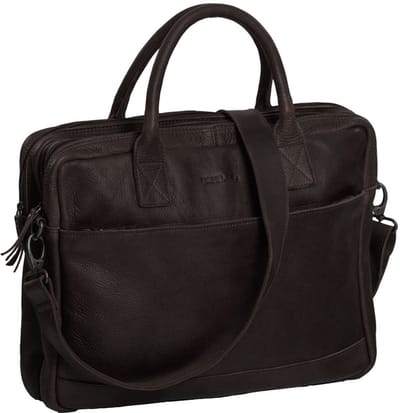 Daniel Ray Greensboro Leren Laptoptas 15 inch - Bruin