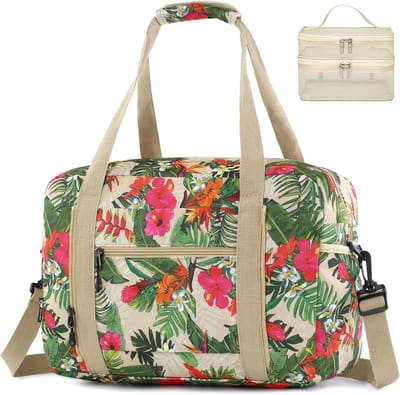 Opvouwbare Dames Reistas 25L - Handbagage voor Vliegtuig 40x30x20cm - Multifunctionele Weekendtas