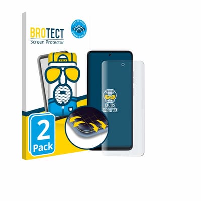 BROTECT - Screenprotector voor Motorola Moto G56 - Folie Beschermfolie matte volledig dekking 2 Stuks