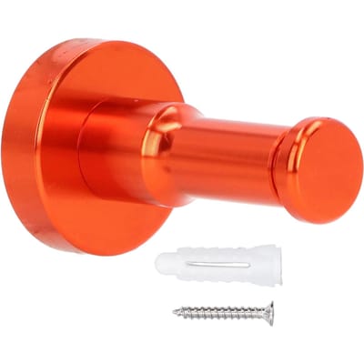 Retro Badkamerhaak Aluminium Handdoekhaak Zware Uitvoering Wand Jashaak voor Balkon KeukenOranje