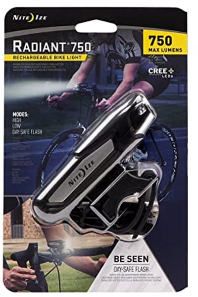 Oplaadbare Fietslicht 750 Lumen - Helder Wit, USB Oplaadbaar