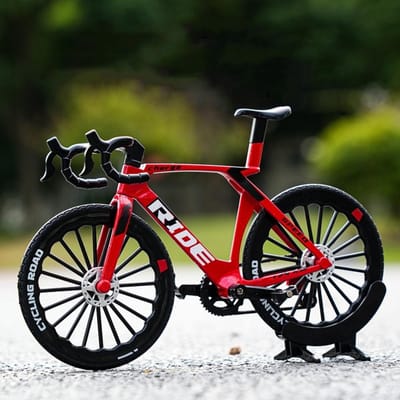 1:Modèle de Mini Vélo Échelle 8 Course Métal Simulation VTT Jouet Ornement Modèle de Vélo de Route BMX Miniature Pour Enfants