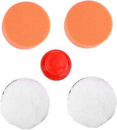 Polijstpads Set - Auto Applicators - Auto Polijsten - Wasbaar & Herbruikbaar - 4 Delig - Oranje