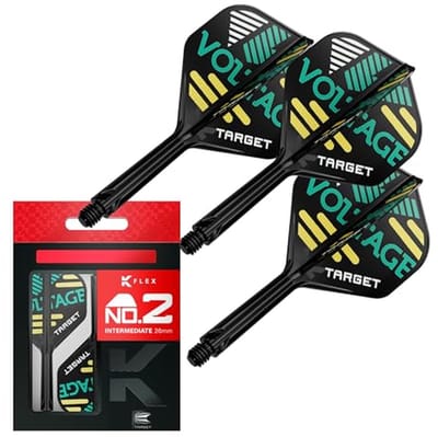 Darts K Flex Flights en Shaft Systeem | Pak van 3 Darts Accessoires | Darts Flights en Schachten