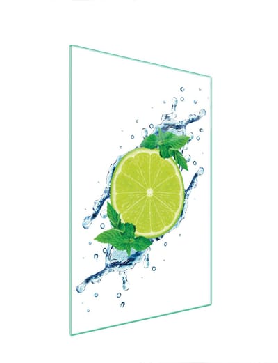 TMK ArtDeko Serie - Snijplank - 35x52 cm - Limonkekleurig - Glas