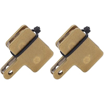 2 PCS Plaquettes de Frein à Disque pour VTT Alliage de Cuivre Faible Bruit Résistant à l'Usure Remplacement MJ 01B beige
