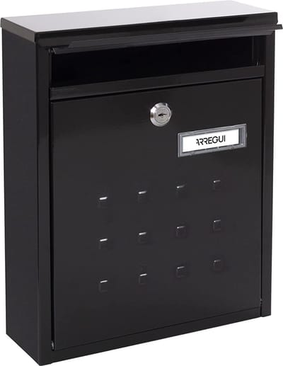 brievenbus / omheining doorwerpbrievenbus - mailbox