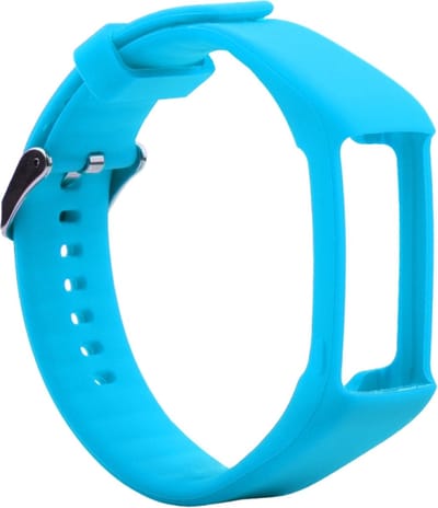 Siliconen bandje - geschikt voor Polar A360 / A370 - blauw