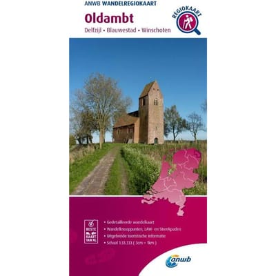 Oldambt - Anwb Wandelregiokaart - ANWB
