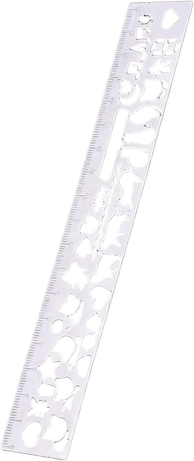 Tekensjabloon Roestvrij Staal - Journaling Tekenen - Scrapbooking Kalligrafie - Duurzaam Kattenontwerp - 18 x 3 cm