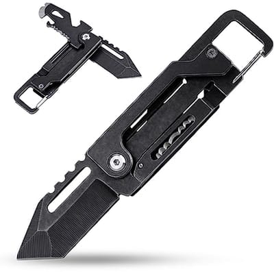 18-in-1 Sneeuwvlok Multitool - Roestvrij Staal, Draagbaar Gereedschap met Box Cutter en Flesopener