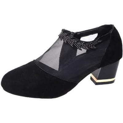 Chaussures à talons hauts pour femmes, sandales à talons carrés, fleurs, mode printemps, été, taille 43, sandales en maille respirante avec strass 42 gray