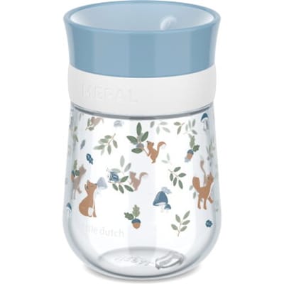 Mepal Mio 360° drinkbeker Little Dutch - 300 ml - Makkelijk vast te houden - Kinderservies - Forest Friends