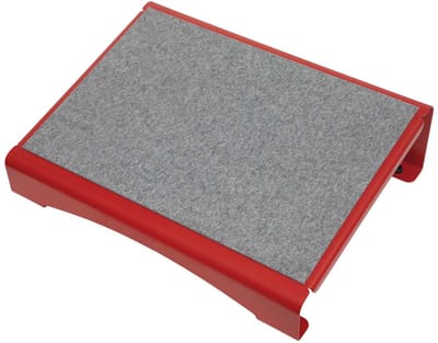 MAULflair Voetensteun - 40 x 30 cm - naaldvilt - rood - metaal - 1 stuk - MAUL