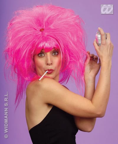 Pretty woman pruik roze vrouw
