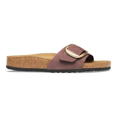 Leren sandalen voor vrouwen Birkenstock Madrid Big Buckle Nubuck
