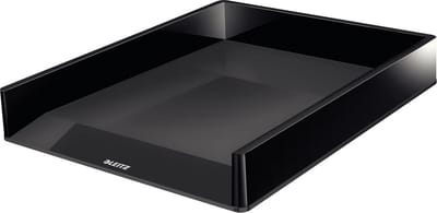 Leitz Dual Black brievenbakje zwart 4 stuks