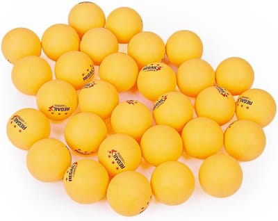 Tafeltennisballen - Pingpongballen - Oefen Training - 3 Sterren Kwaliteit - 40 mm - Geel