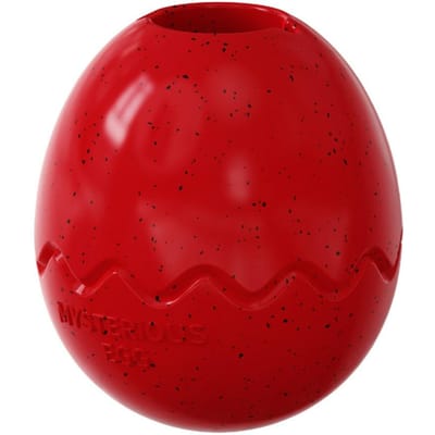Huisdierbenodigdheden Hondencadeaus Langzaam Voer Lekkende Dinosaurus Eieren Langzaam Voer Hondenspeelgoed 3.94*4.49cm red