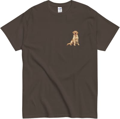 Bruin Honden T Shirt Vrouwen en Mannen - Hond Golden Retriever - Hondenfans Cadeautje - S