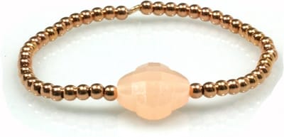 Heaven Eleven - Rose gouden met zalmkleurige bloem