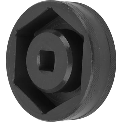 Douille pour écrou d'axe de roue arrière 60 mm Entraînement 1/2 pouce Acier haute résistance Outil de dépose d'écrou d'axe Remplacement pour Super black