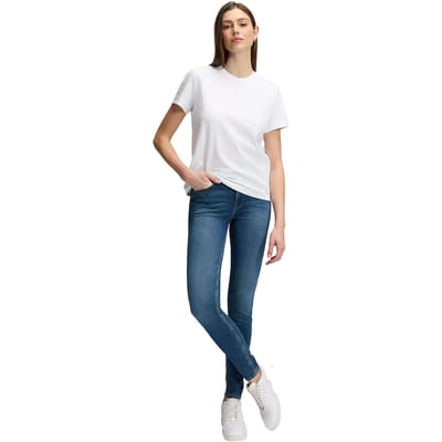 Damesjeans Lee Mid Fade Skinny
