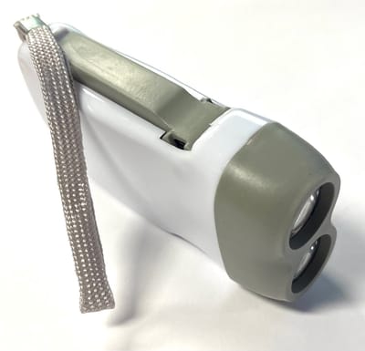 Actie4you® - Led Zaklamp oplaadbaar - Knijpkat - Dynamo - Handmatig - Zelf opladende Zaklamp – Nood Zaklamp - Wit