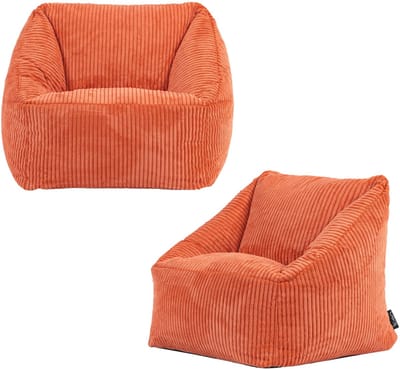 icon - Natalia Kinderzitzak Stoel - Set van 2 - Ribfluweel - Terra-oranje